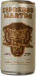 A can of Barkeep Espresso Martini with the Black Leopard on the label